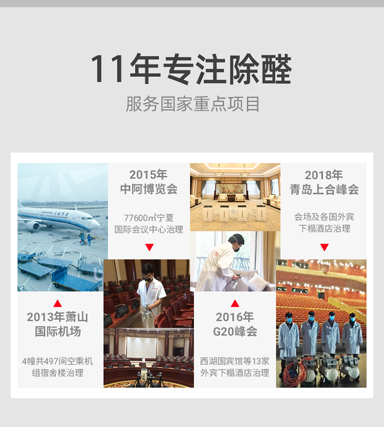 冰虫除甲醛重点案例