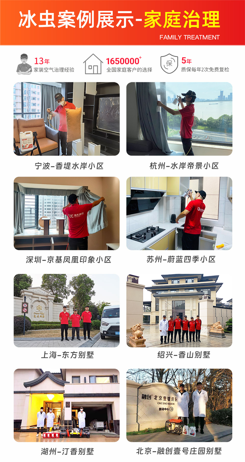 冰虫除甲醛家庭客户案例