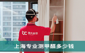 上海专业测甲醛多少钱